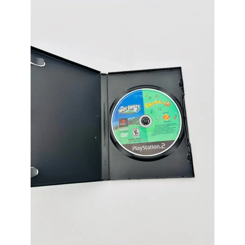 Sony PlayStation 2 PS2 Disc Only Hot Shots Golf 3 + PaRappa the Rapper 2 Demo VG